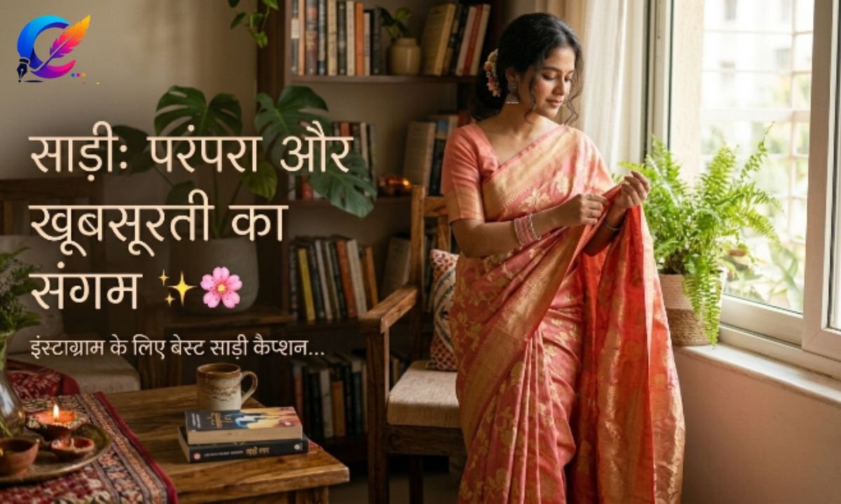 Aesthetic Saree Caption for Instagram in Hindi