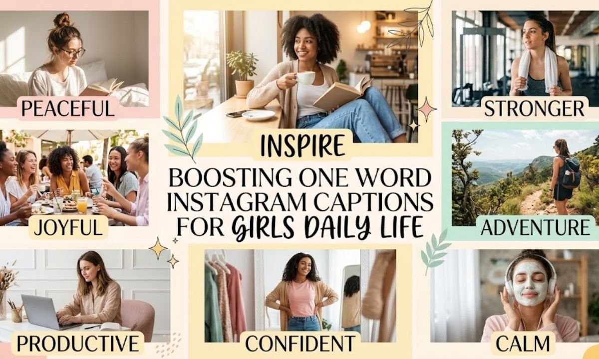 Boosting One Word Instagram Captions For Girls Daily Life