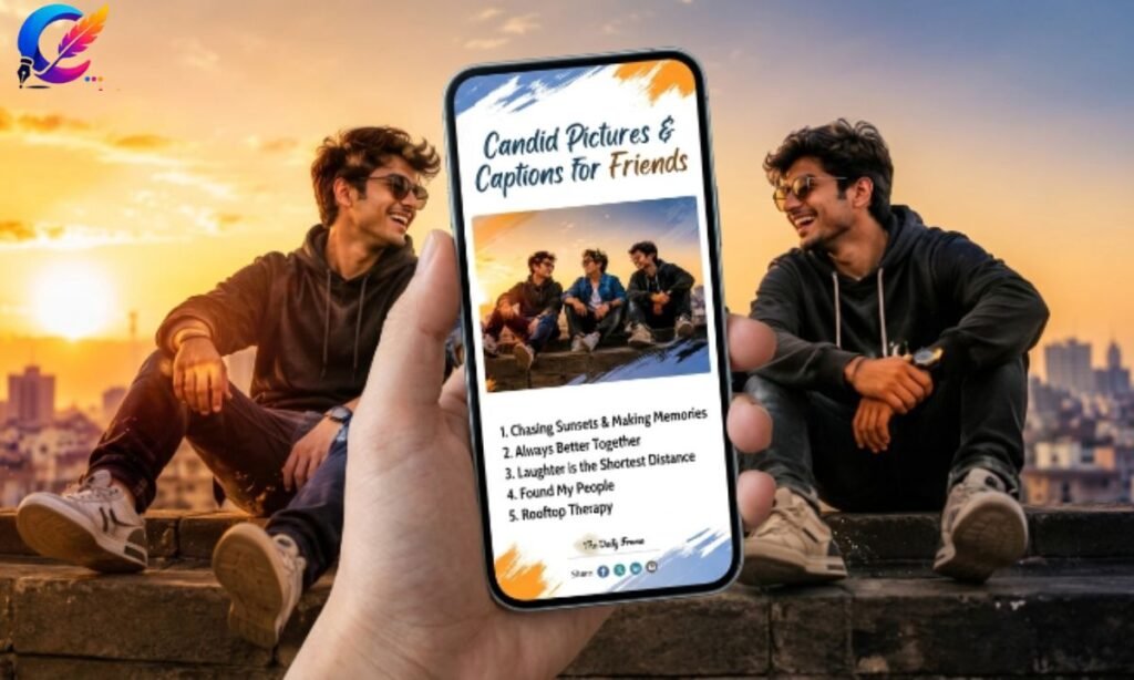 Candid Picture Captions for Friends