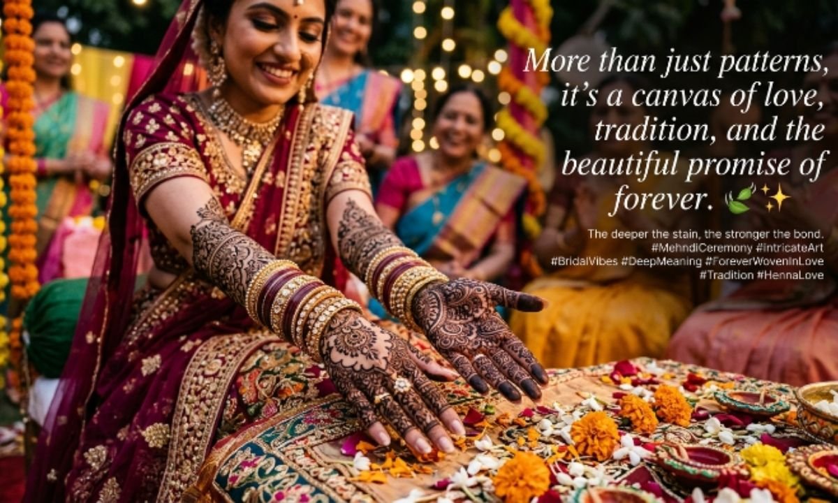 Charming Mehndi Caption For Instagram With Deep Meaning