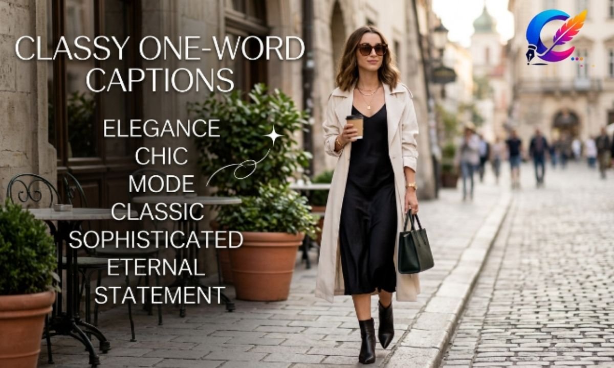 Classy One Word Instagram Captions For Girls
