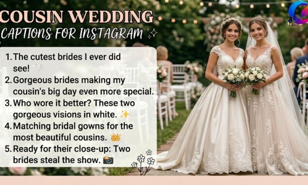 Cousin Love Captions for InstagraCousin Wedding Captions for Instagramm