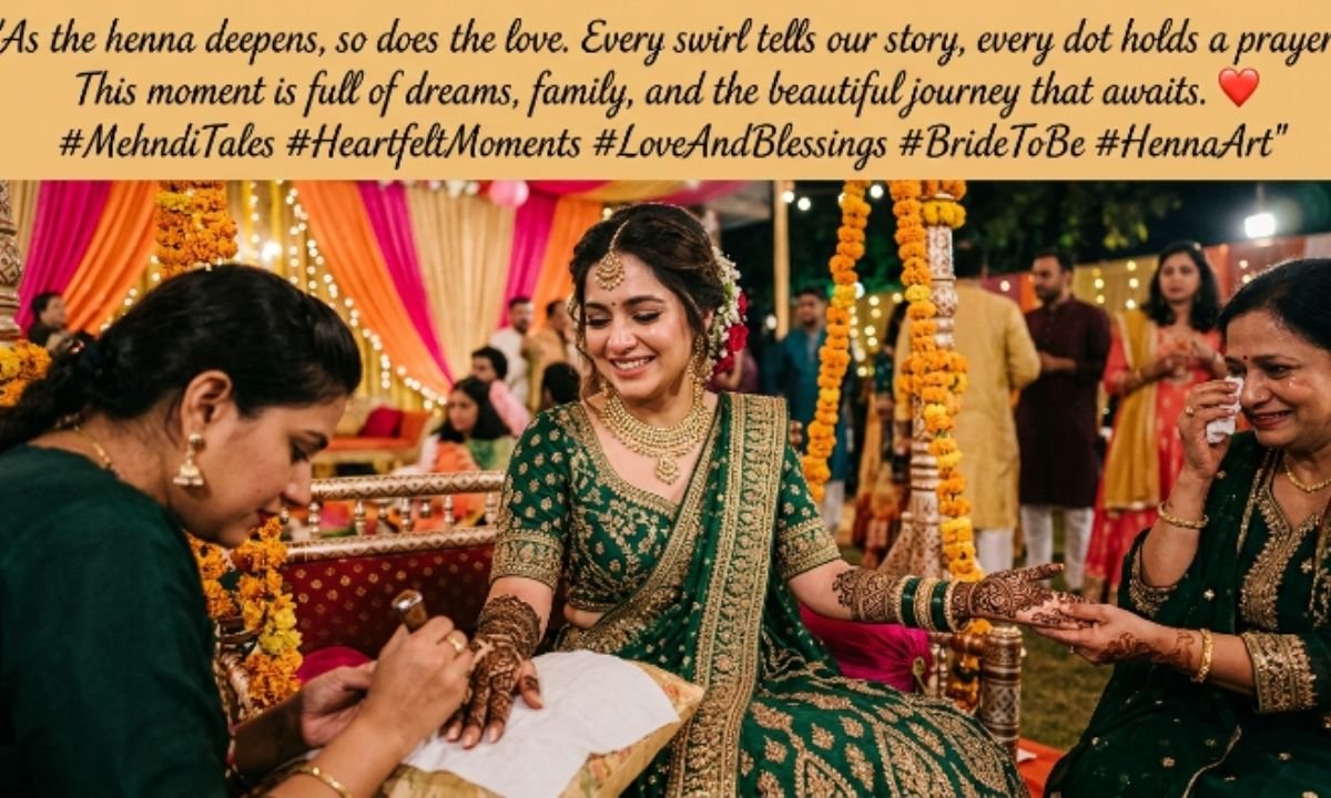 Emotional Mehndi Captions