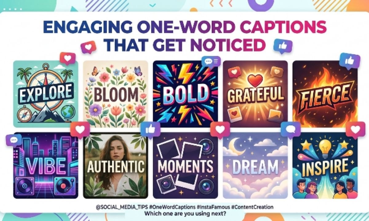 Engaging One Word Instagram Captions That Get Noticed