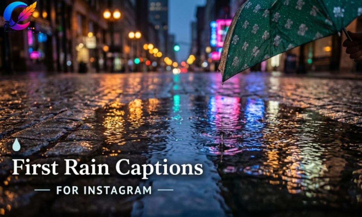 First Rain Captions for Instagram