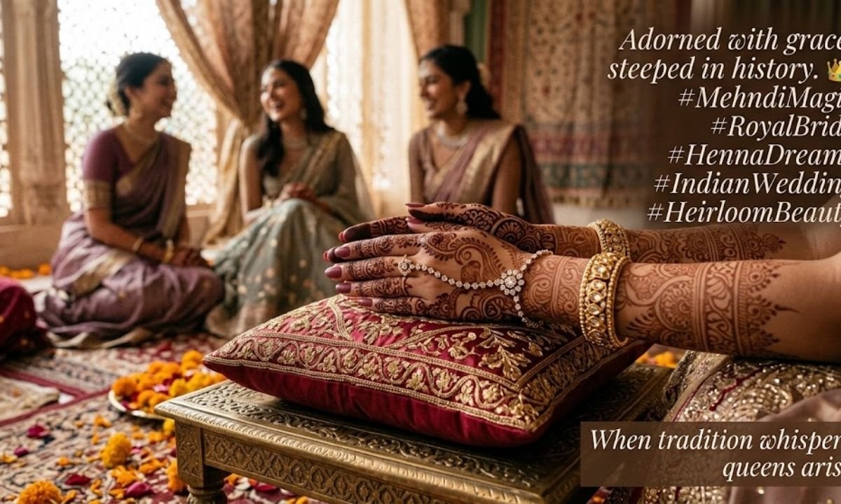 Graceful Mehndi Captions For In