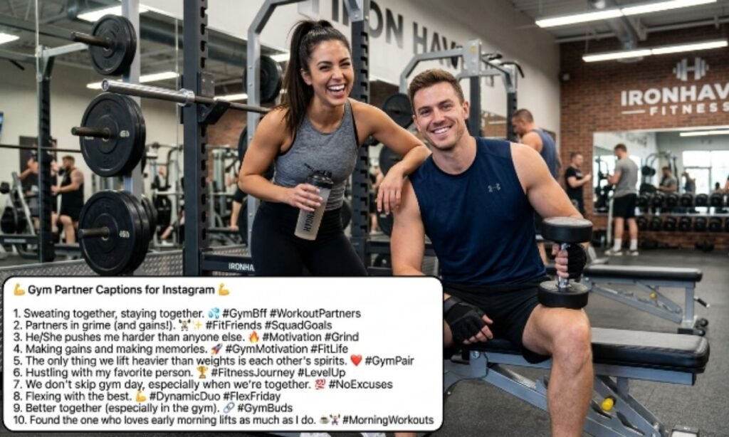 Gym Partner Captions for Instagram