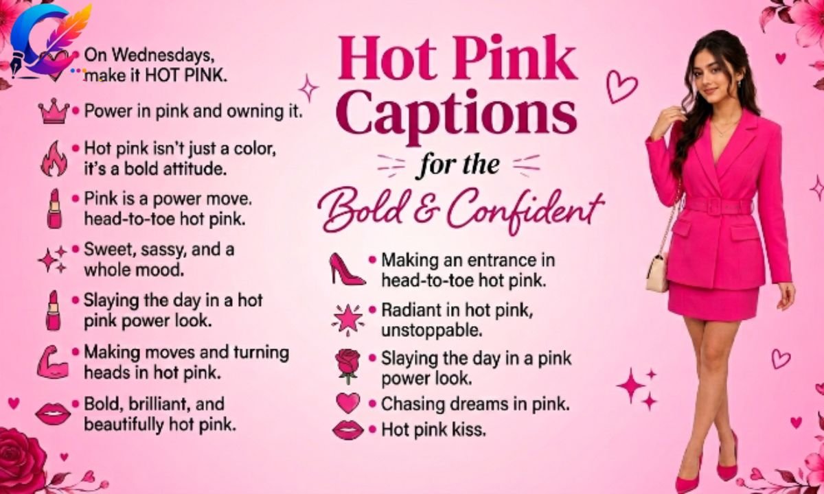 Hot Pink Captions