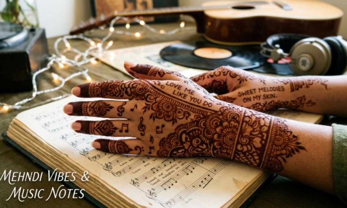 Lyrics Mehndi Captions For Instagram Inspired by Music