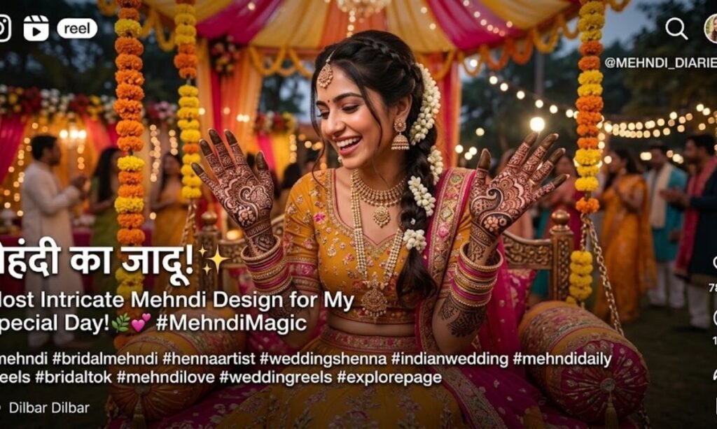 Mehndi Reel Captions For Instagram That Boost Reach