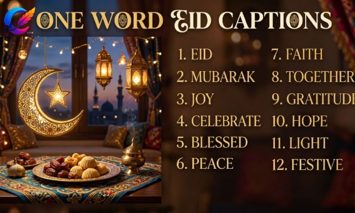 One Word Eid Captions for Instagram