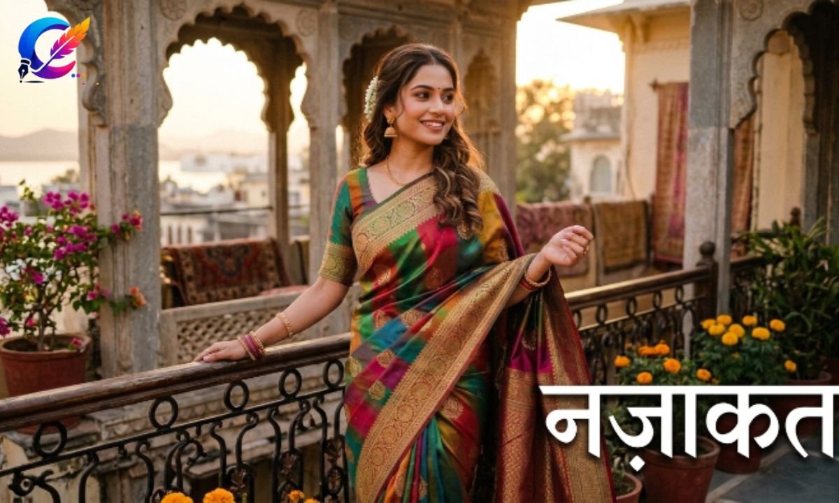 One Word Saree Caption for Instagram in Hindi (1)