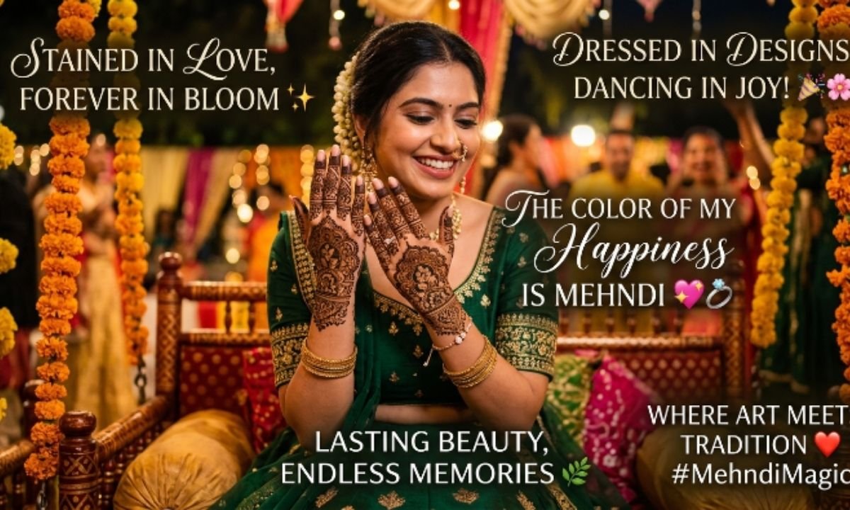Original Lasting Mehndi Captions For Instagram
