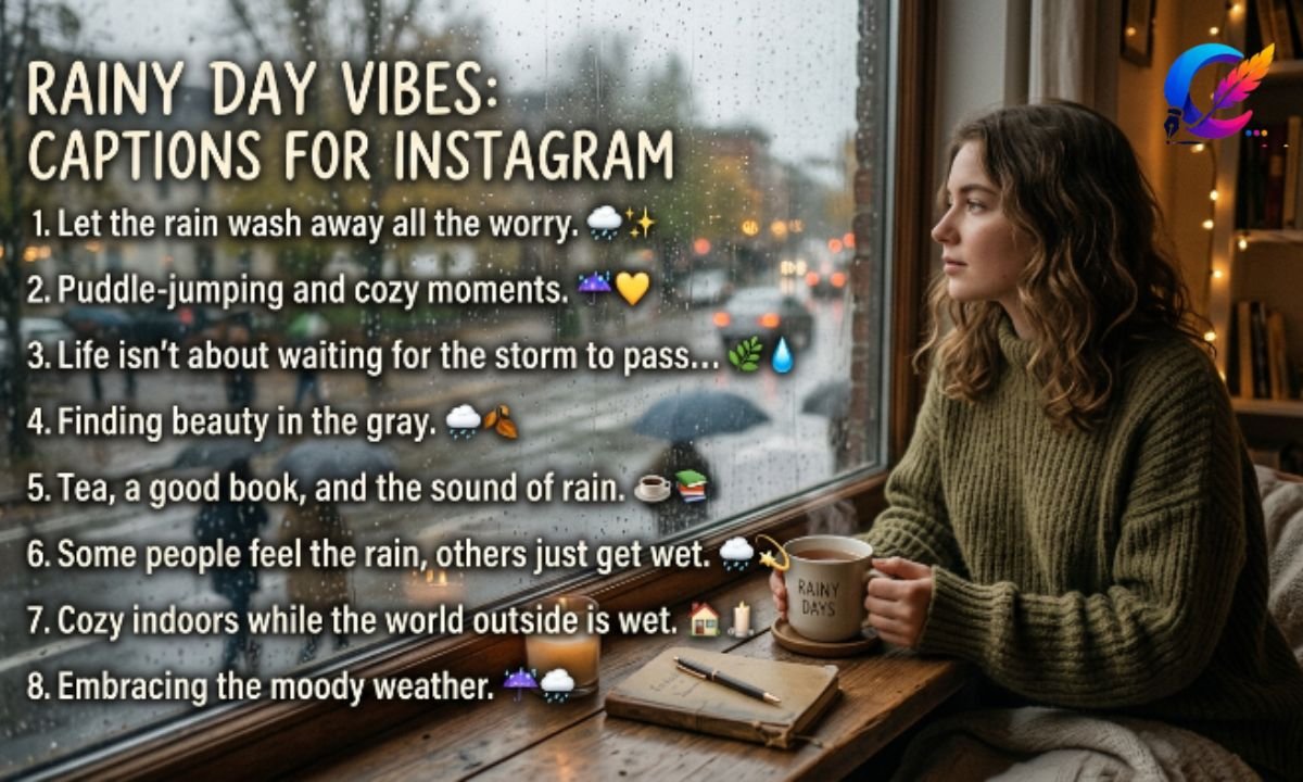 Rain Captions for Instagram in English