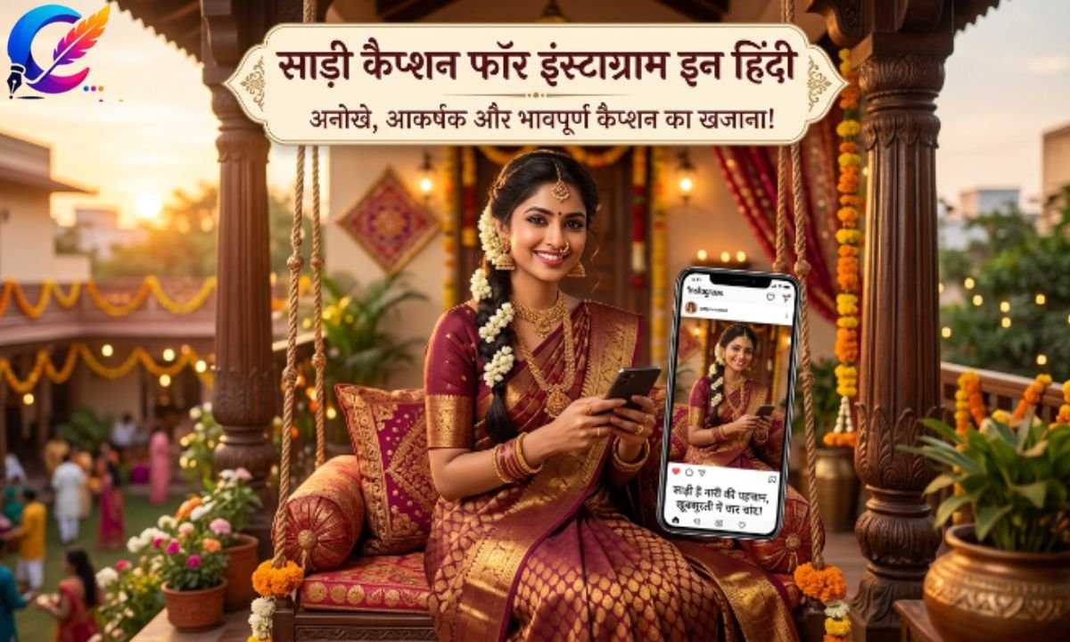 Saree Caption for Instagram in Hindi