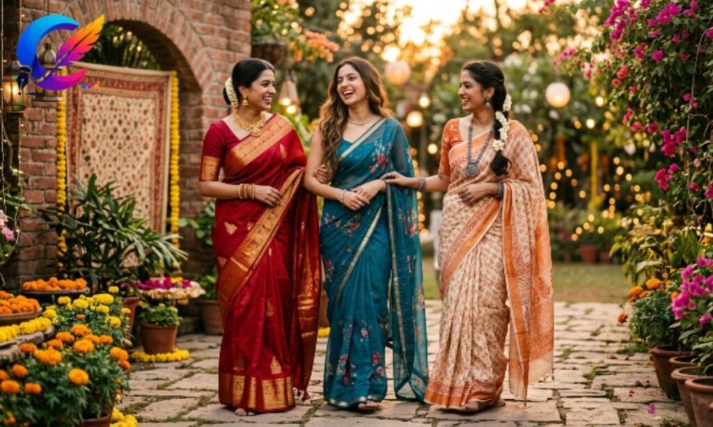 Sarees Caption Ideas