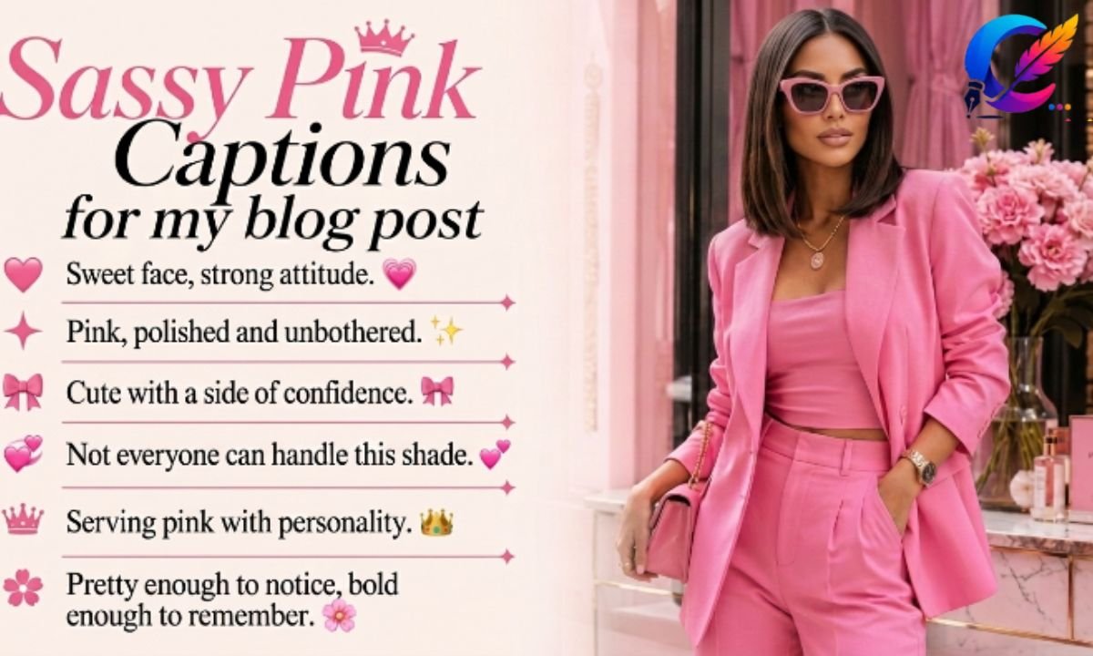 Sassy Pink Captions