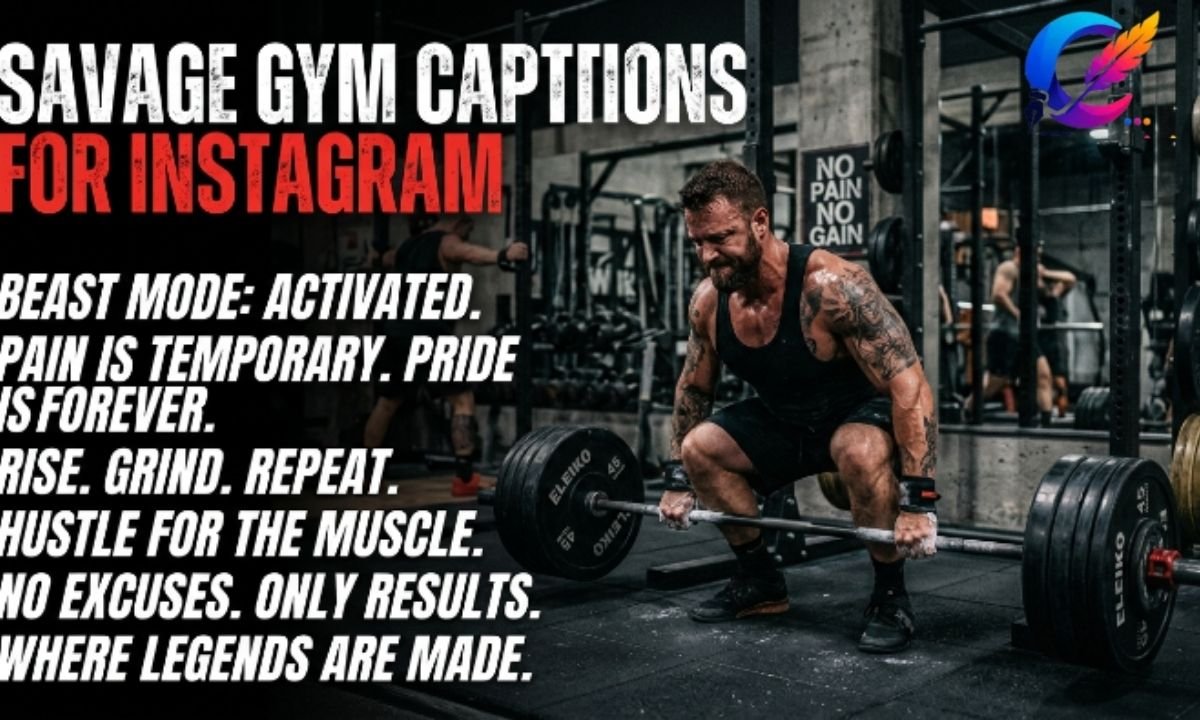 Savage Gym Captions for Instagram