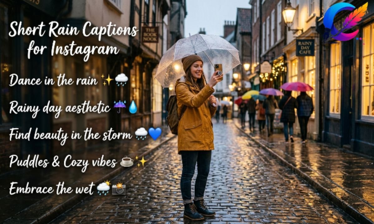 Short Rain Captions for Instagram