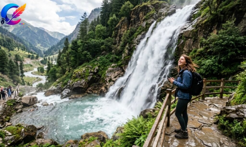 Short funny waterfall captions for Instagram