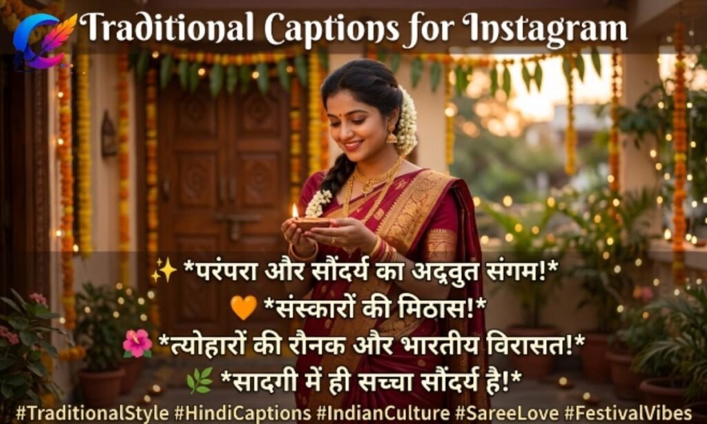 Traditional Captions for Instagram in Hindi