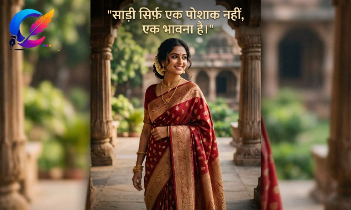 Traditional Saree Caption for Instagram in Hindi