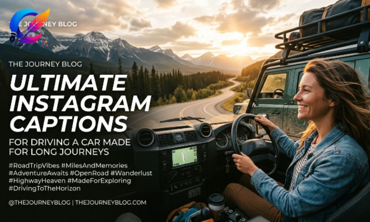 Ultimate Instagram Captions for Driving a Car Made for Long Journeys