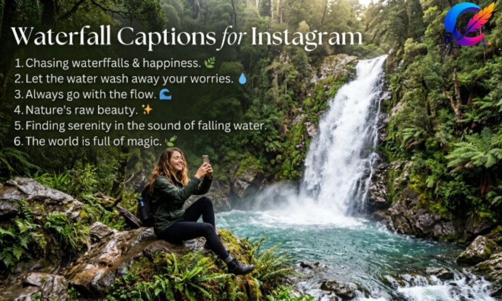 Waterfall captions for instagram in english