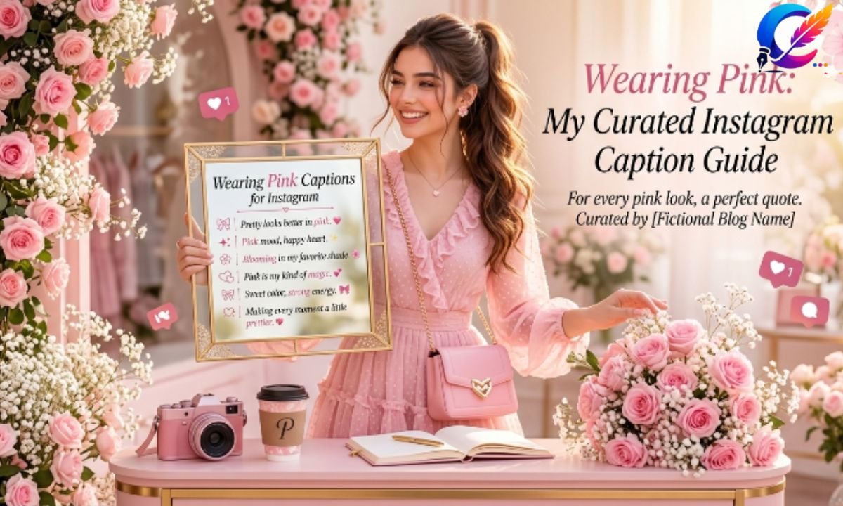 Wearing Pink Captions for Instagram for Girl