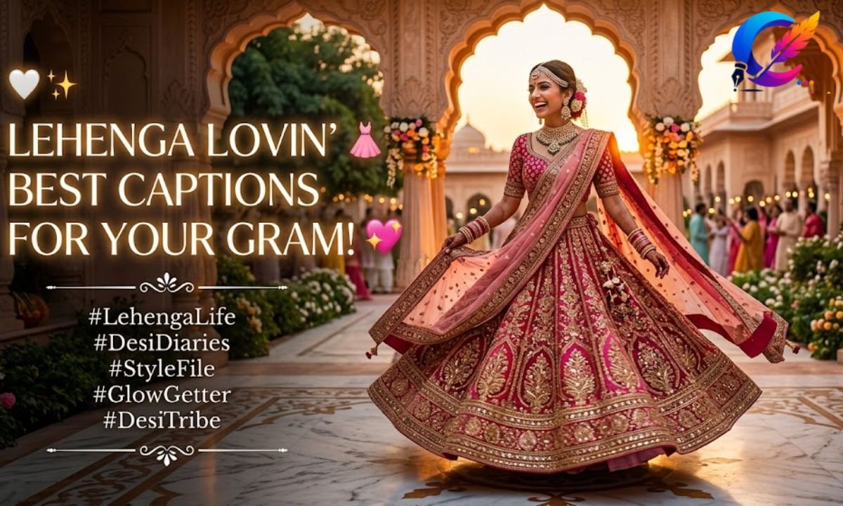 👗 Best Lehenga Captions for Instagram ✨