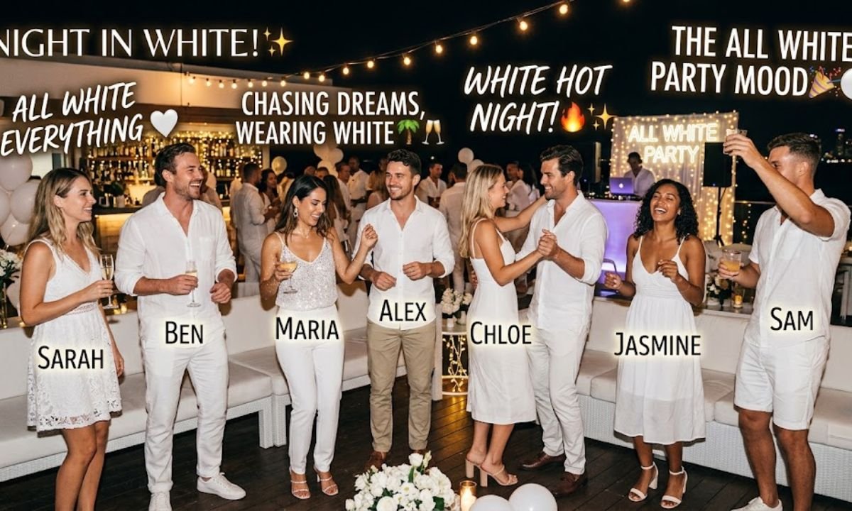 All White Party Captions