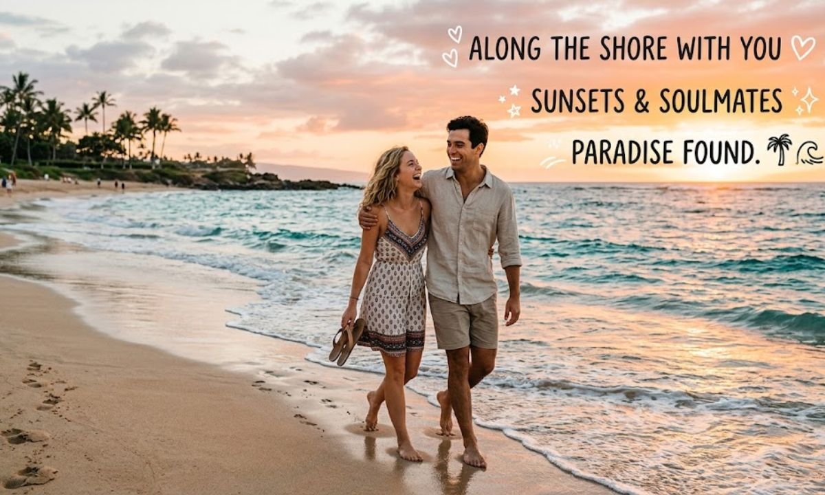 Beach Couple Captions
