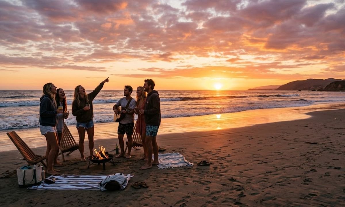 Beach Sunset Captions