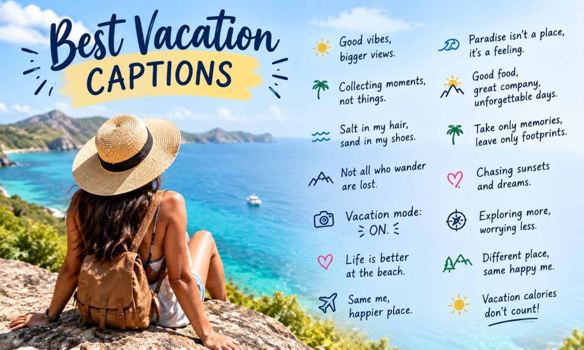 Best Vacation Captions