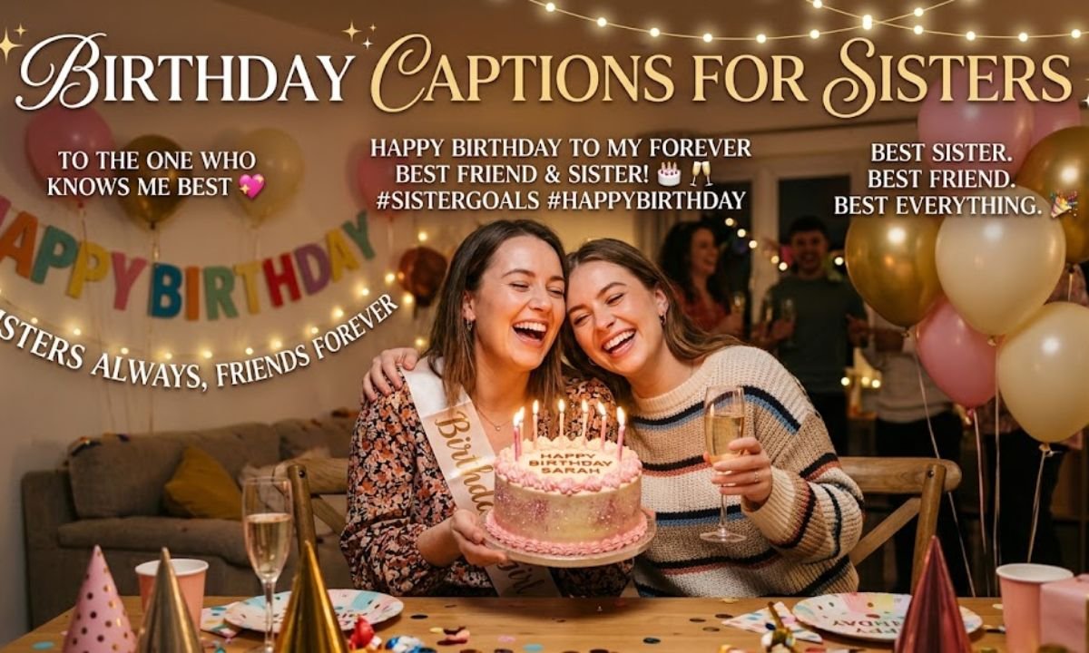 Birthday Captions For Sisters