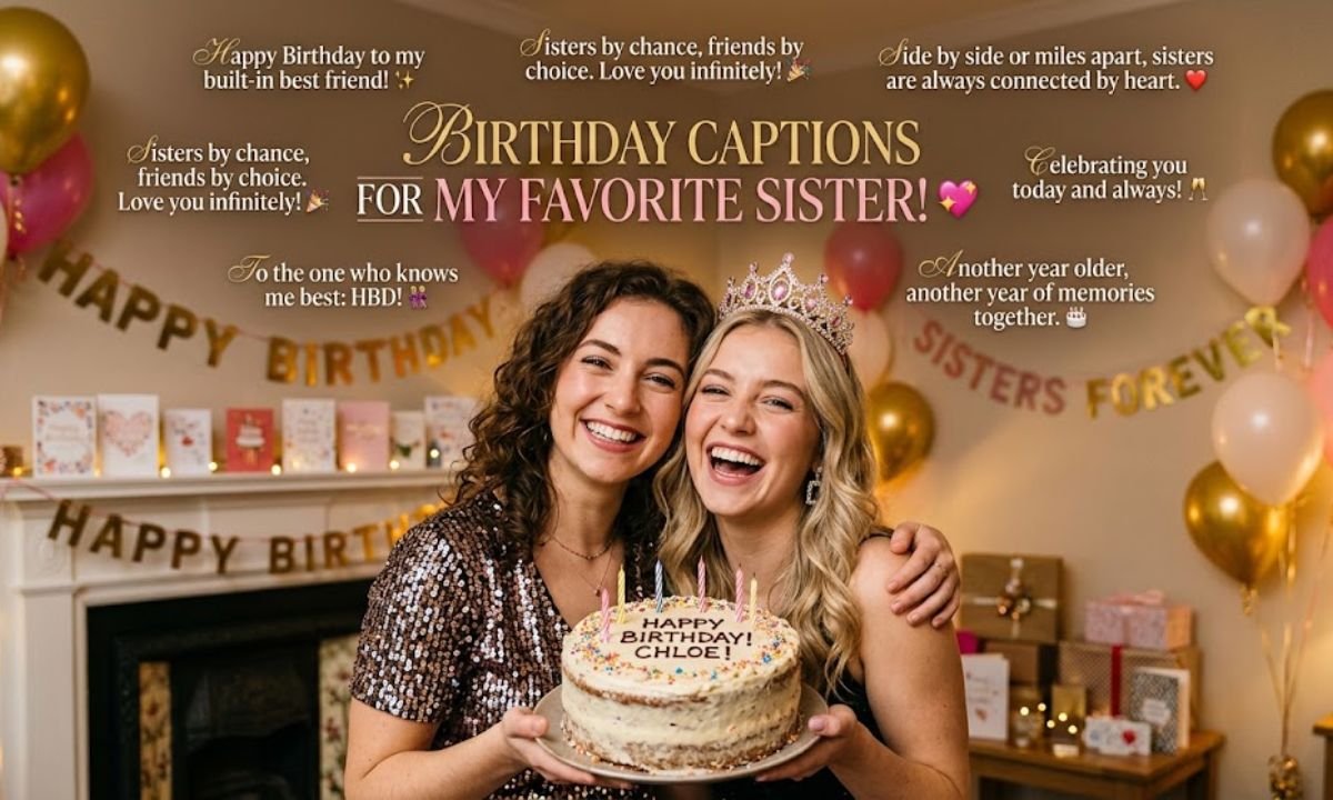 Birthday Captions Sisters