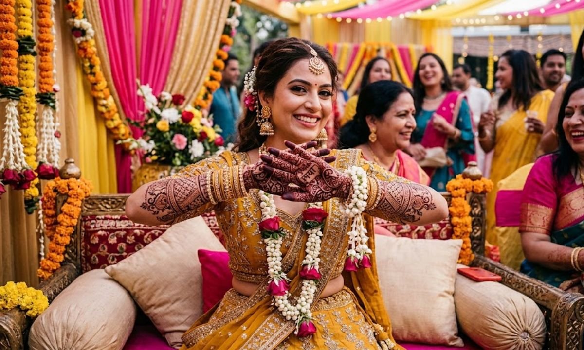 Bridal Mehndi Captions