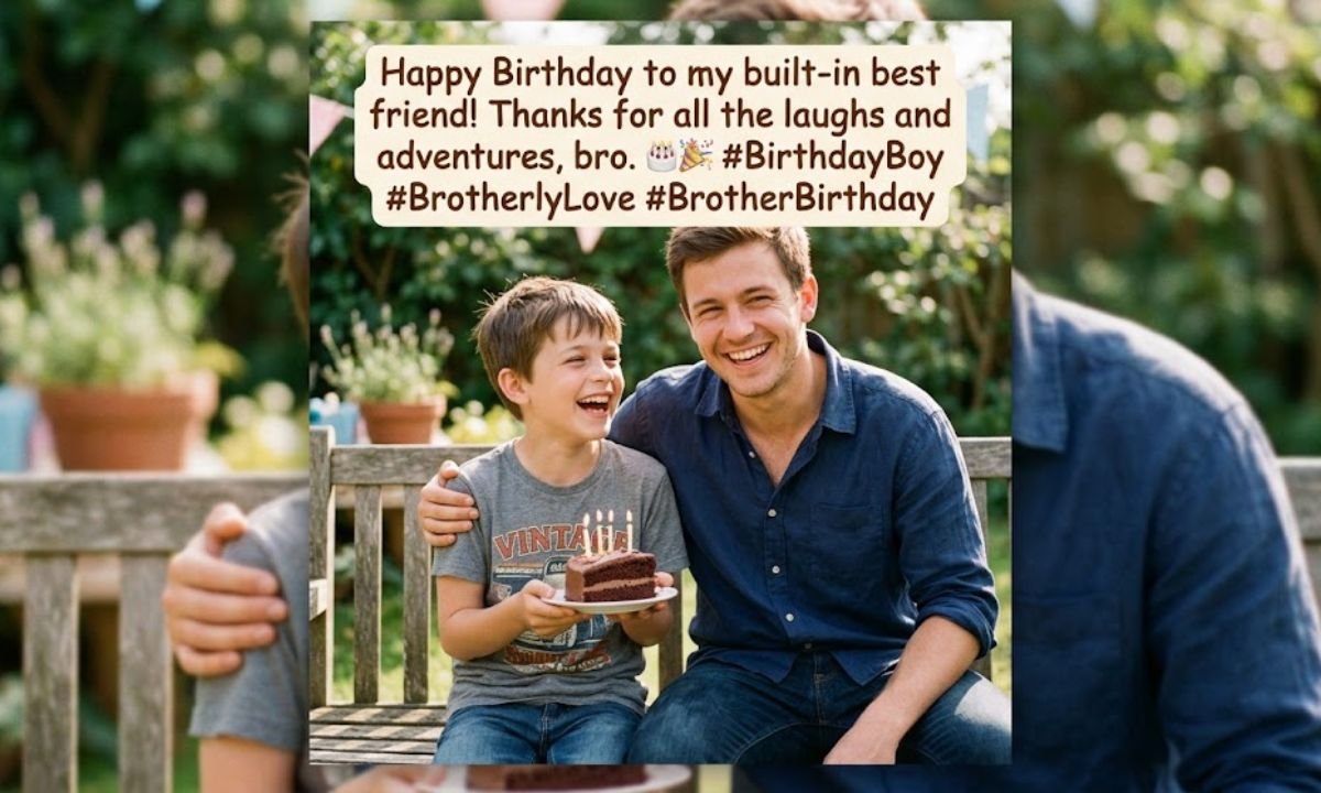Brother birthday captions for Instagram