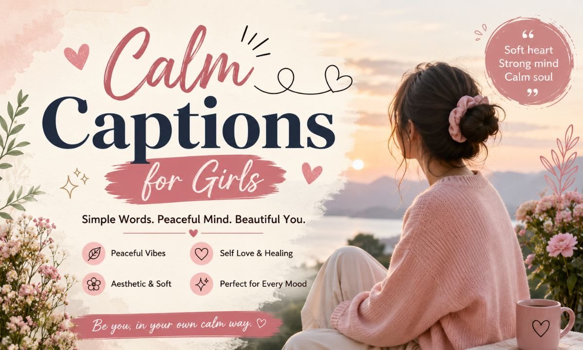 Calm Captions for Girls
