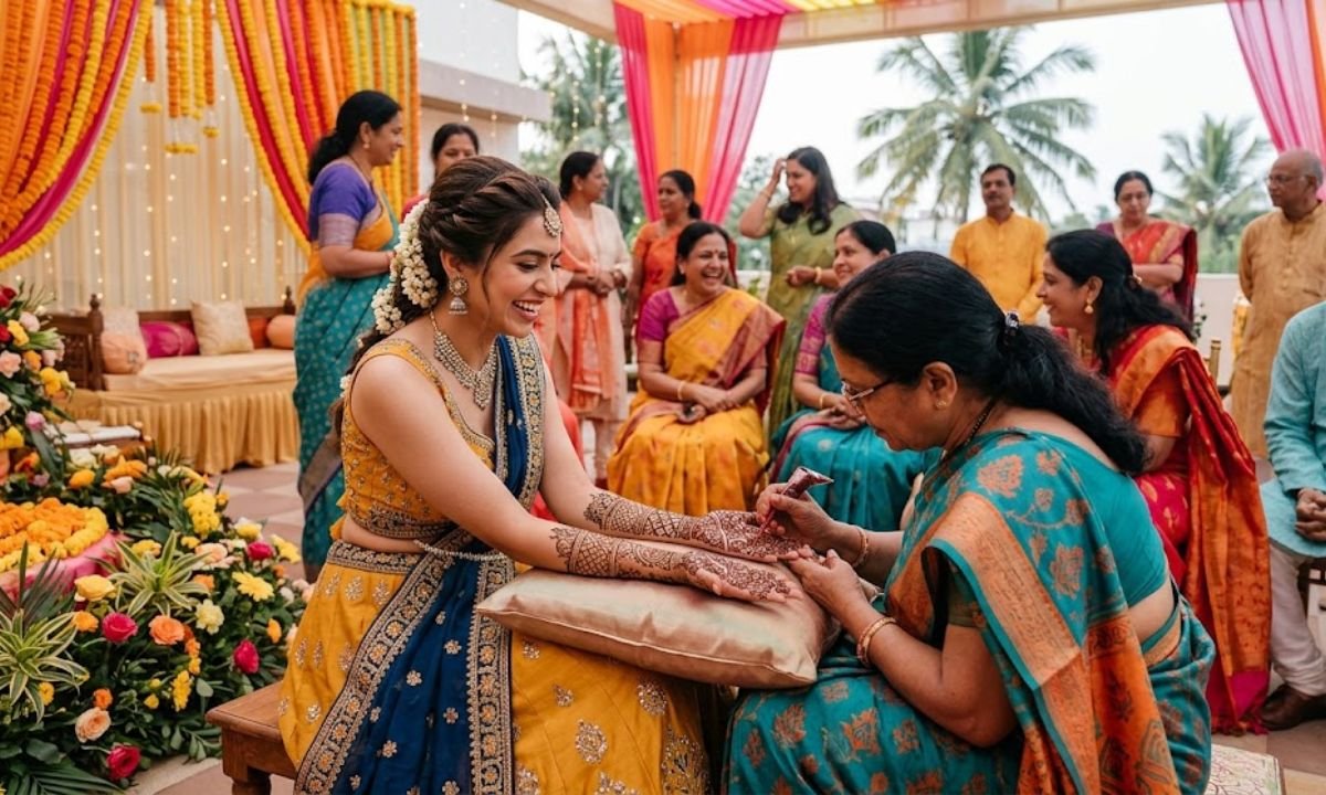 Caption for mehndi ceremony m
