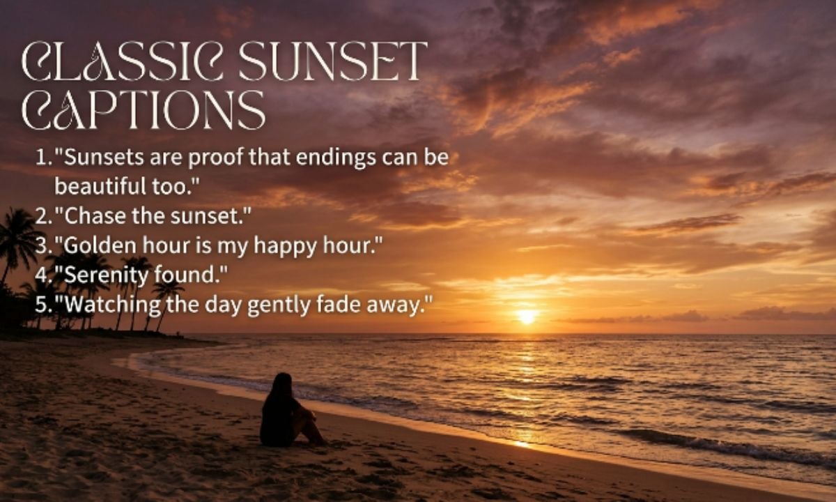 Classic Sunset Captions