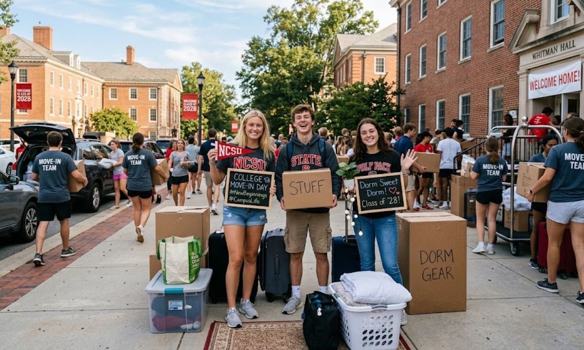 College Move-In Captions