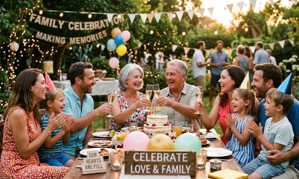 Family Celebration Captions