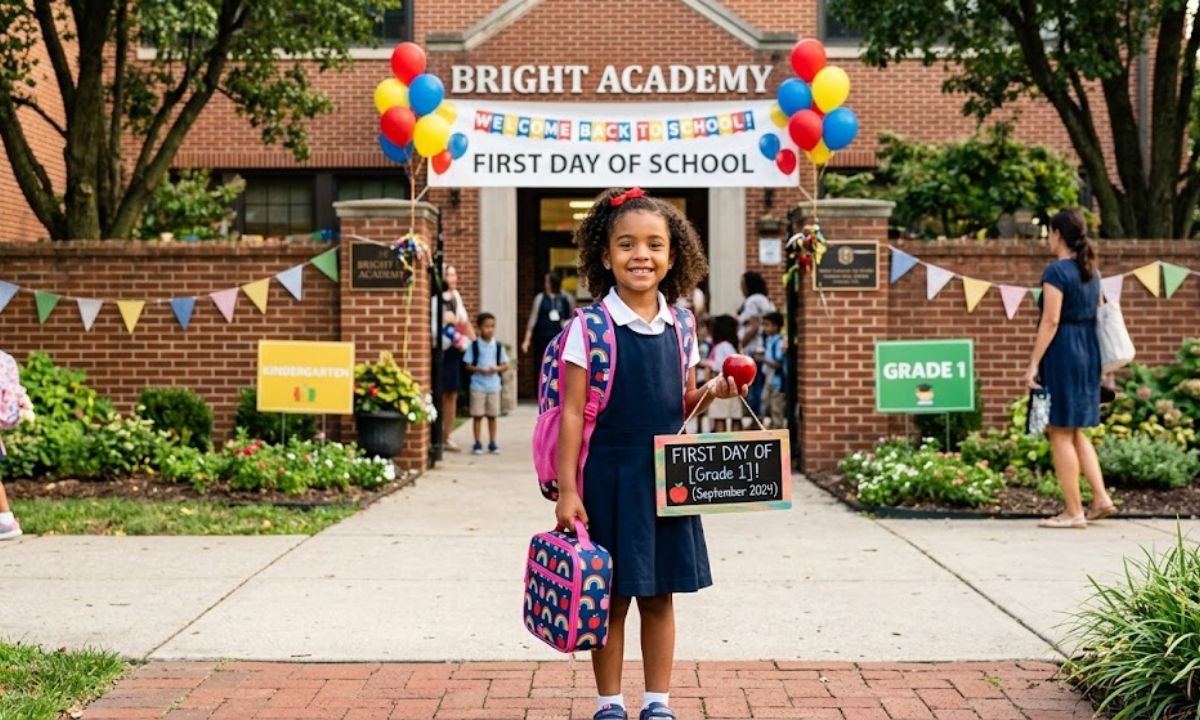 First Day School Captions