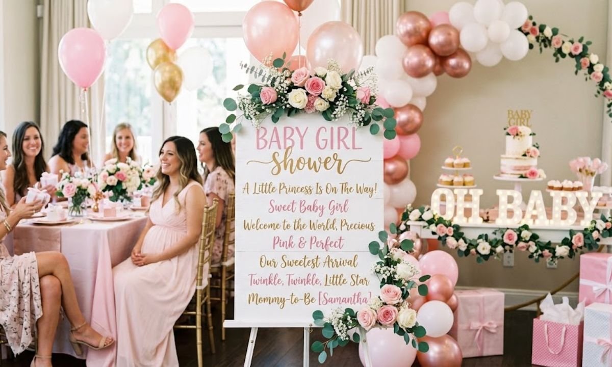 Friends At Baby Shower Captions m