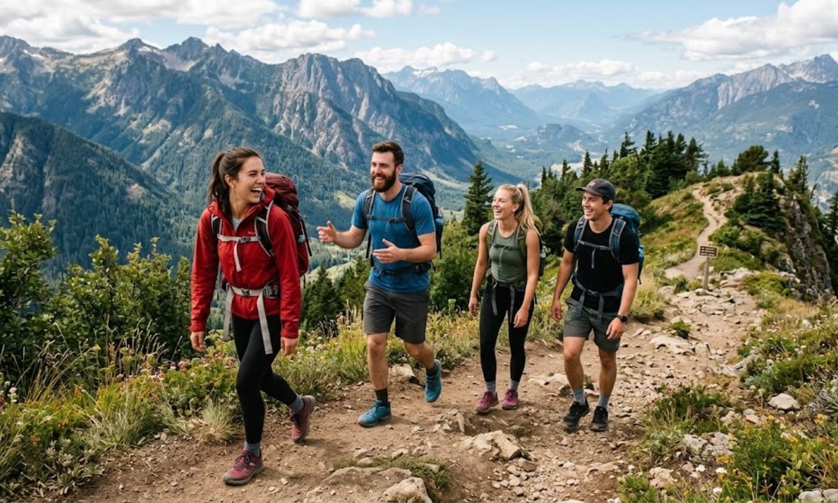 Friends Hiking Captions
