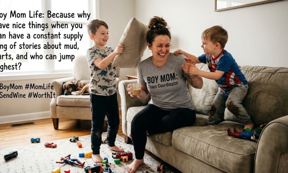 Funny Boy Mom Captions