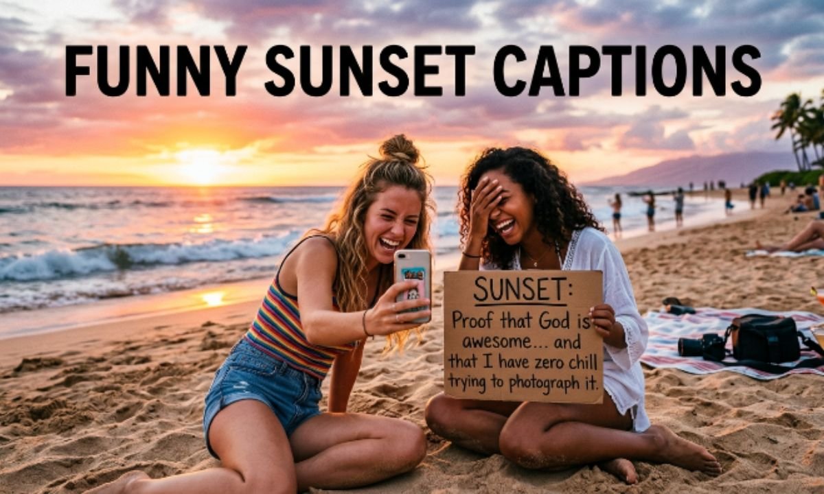 Funny Sunset Captions