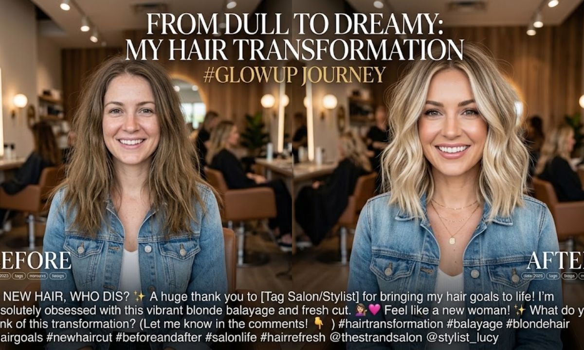 Hair Transformation Captions