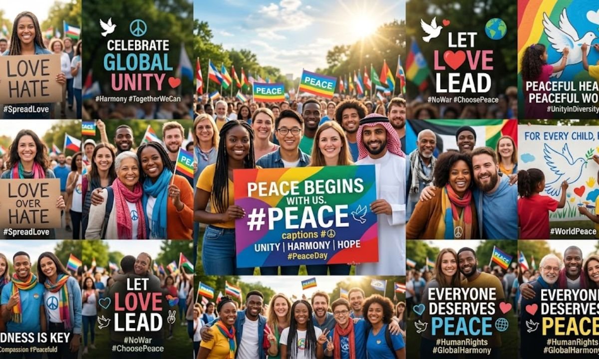 Hashtags For Peace Captions #️⃣